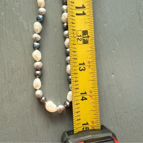Multi Colored Pearl Necklace - Picture 9 of 9